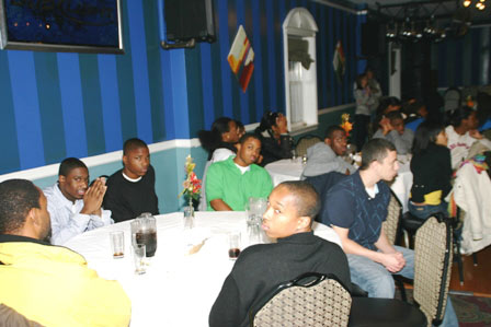 A partial view of the many young people who attended the dinner