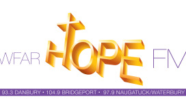 The logo for wear hope fm.