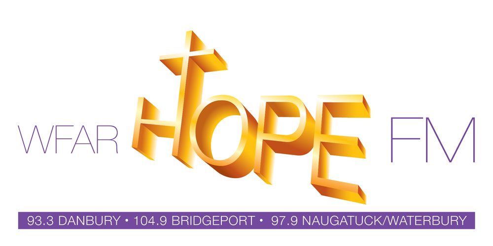 The logo for wear hope fm.